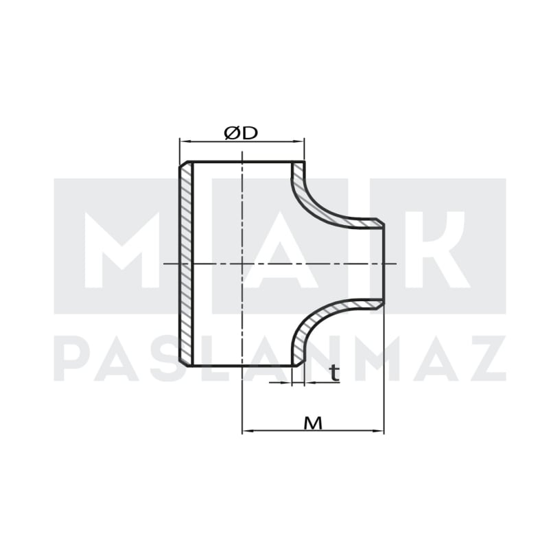 Paslanmaz Eşit Tee Teknik 01